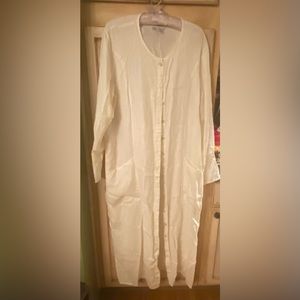 Flax Linen Button up Dress/Duster